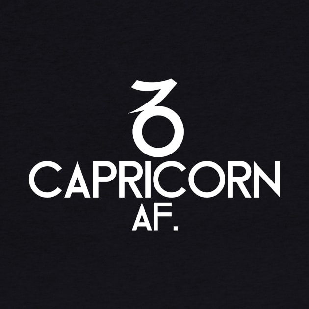 Capricorn AF by SillyShirts
